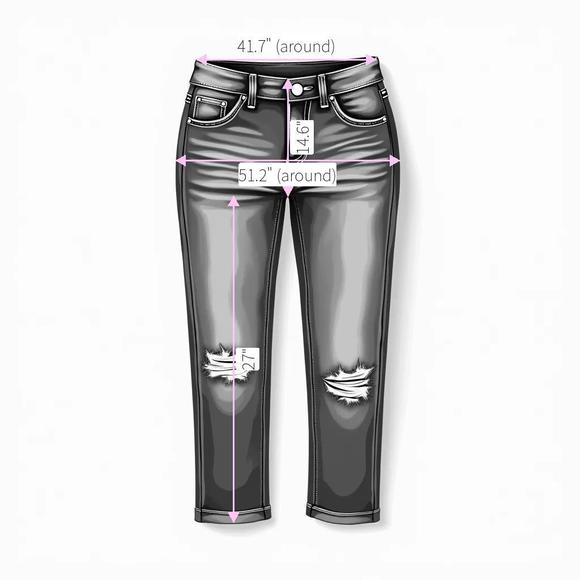 coated Joe Fresh plus size black jeans ultra high rise snake print - Picture 6 of 16